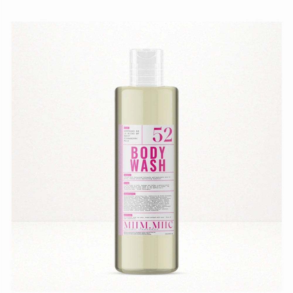 Miim Miic- NO 52 SWEET STRAWBERRY MILK BODY WASH